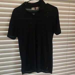 Armani exchange black polo lightweight